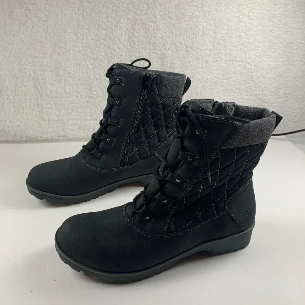 JBU by Jambu Summit B2SMT01 Water Repellent Boot Women's 9.5M Black Quilted 8022